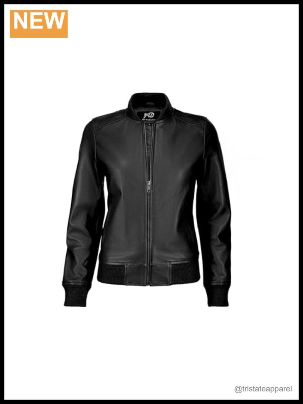 Genuine Leather Bomber Jacket Women Quilted Lambskin Moto Biker